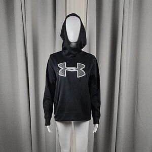 Under Armour Women's UA Armour Fleece Big Logo Hoody Tops Size Small